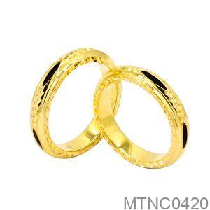 Nhẫn Cưới Vàng Vàng 18K(750) - MTNC0420