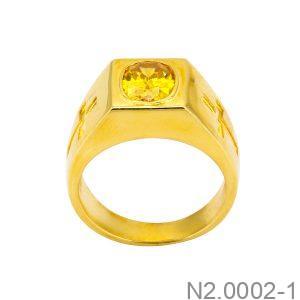 Nhẫn Nam Thánh Giá Vàng Vàng 18K(750) - N2.0002-1