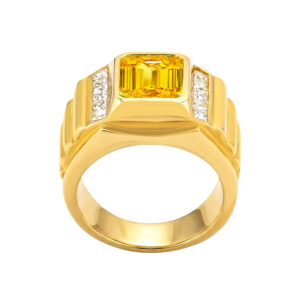 Nhẫn Nam Vàng Vàng 18K - N2.0017-2