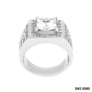 Nhẫn Bạc Nam Đính Đá CZ - SN2.0080