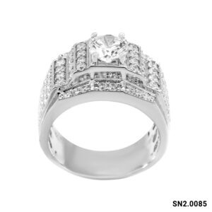 Nhẫn Bạc Nam Đính Đá CZ - SN2.0085