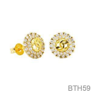 Bông Tai Vàng Vàng 18K(750) - BTH59