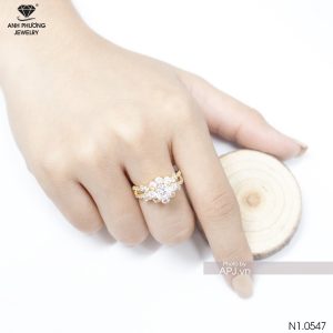 Nhẫn Cầu Hôn Vàng Vàng 18K(750) - N1.0547-1