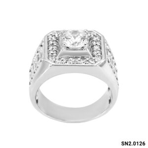 Nhẫn Bạc Nam Đính Đá CZ - SN2.0126