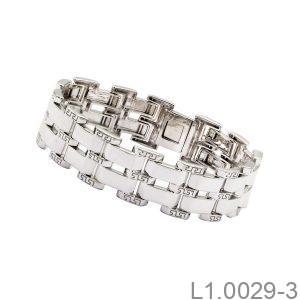 Lắc Nam Vàng Trắng 14K - L1.0029-3