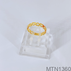Nhẫn Nữ Hình Trái Tim Vàng Vàng 18K(750) - MTN1360