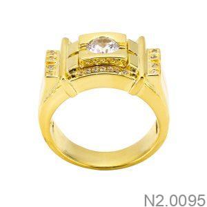 Nhẫn Nam Vàng Vàng 18K(750) - N2.0095