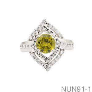 Nhẫn Nữ Vàng Trắng 18K - NUN91-1