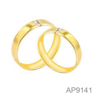 Nhẫn Cưới Vàng Vàng 18K - AP9141