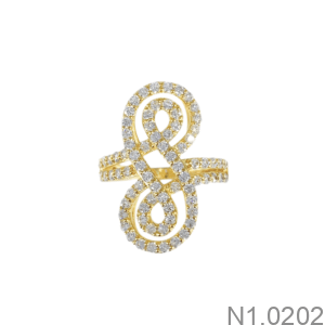 Nhẫn Nữ Vàng Vàng 18K - N1.0202