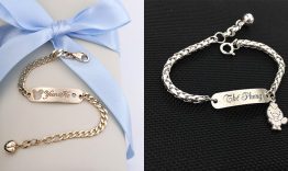 Vì sao lắc tay khắc tên cho bé được yêu thích?