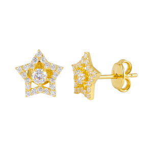 Bông Tai Nữ Vàng 18K - BTK42