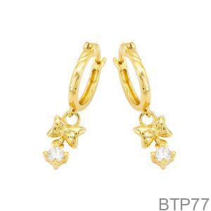 Bông Tai Vàng Vàng 18K(750) - BTP77