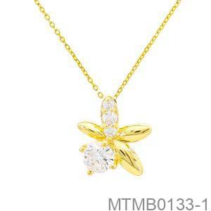 Mặt Nữ Vàng Vàng 18K(750) - MTMB0133-1