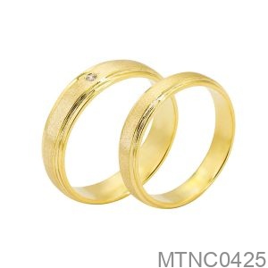 Nhẫn Cưới Vàng Vàng 10K - MTNC0425