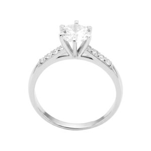 Nhẫn Cầu Hôn Vàng Trắng 10K - N1.0075-2