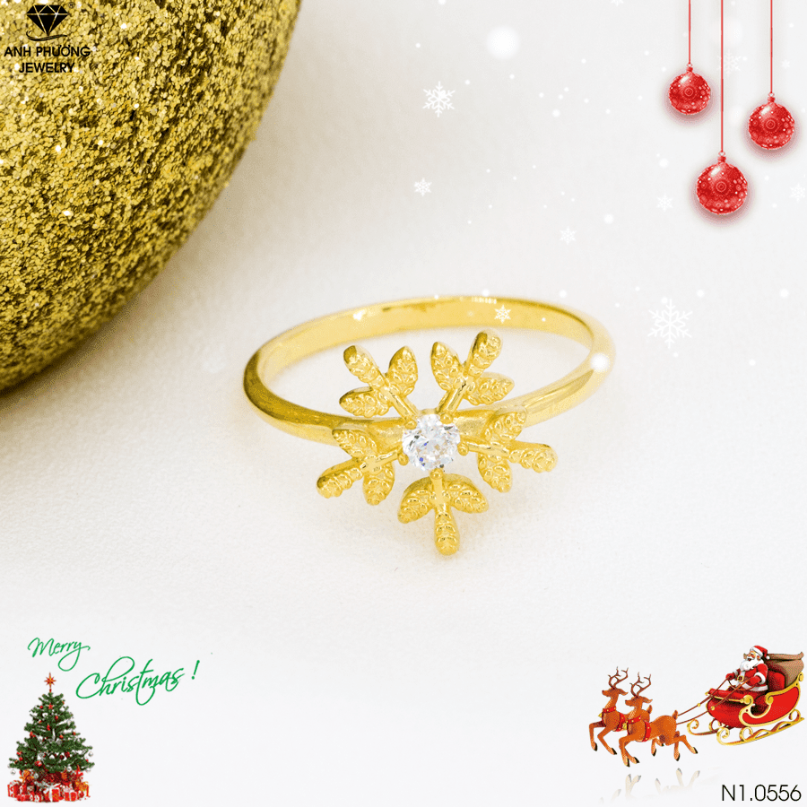 Nhẫn nữ noel đẹp