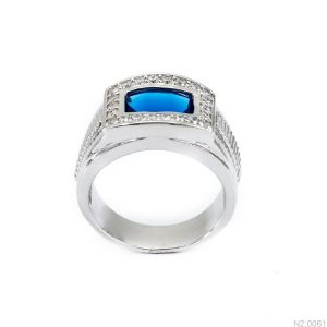 Nhẫn Nam Vàng Trắng 18K(750) - N2.0061