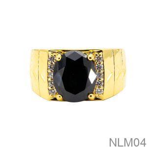 Nhẫn Nam Vàng Vàng 18K(750) - NLM04