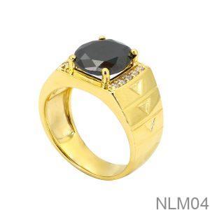 Nhẫn Nam Vàng Vàng 18K(750) - NLM04
