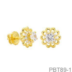 Bông Tai Vàng Vàng 18K(750) - PBT89-1