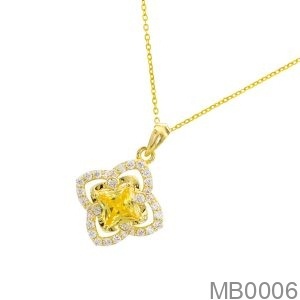 Mặt Nữ Vàng Vàng 18K - MB0006