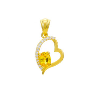 Mặt Nữ Vàng Vàng 18K - MB0058