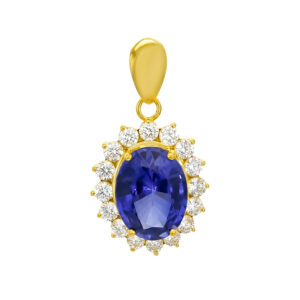 Mặt Nữ Vàng Vàng 18K - MTM0612