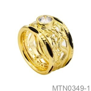 Nhẫn Nam Phong Thủy Vàng Vàng 18K(750) - MTN0349-1