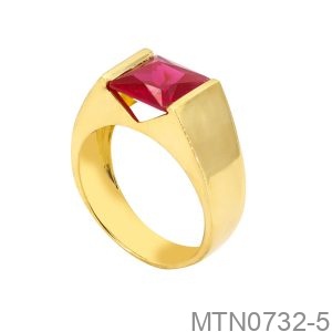 Nhẫn Nam Vàng Vàng 18K(750) - MTN0732-5