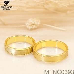 Nhẫn Cưới Vàng Vàng 18K - MTNC0393