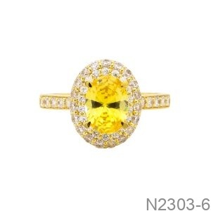 Nhẫn Nữ Vàng 18K Đính Đá CZ - N2303
