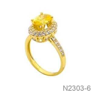 Nhẫn Nữ Vàng 18K Đính Đá CZ - N2303
