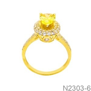 Nhẫn Nữ Vàng 18K Đính Đá CZ - N2303