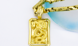Các mẫu mặt dây chuyền nam vàng 18k đẹp