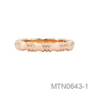 Nhẫn Nữ Vàng Hồng 18K - MTN0643-1