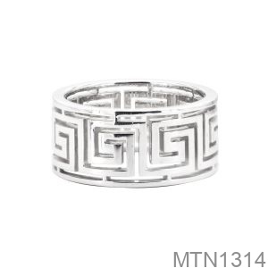 Nhẫn Nam Vàng Trắng 18K(750) - MTN1314