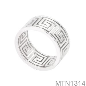 Nhẫn Nam Vàng Trắng 18K(750) - MTN1314