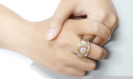 Những lý do nên đeo nhẫn vàng nam 18k 2 chỉ