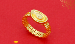 Những mẫu nhẫn vàng 18k nữ đơn giản