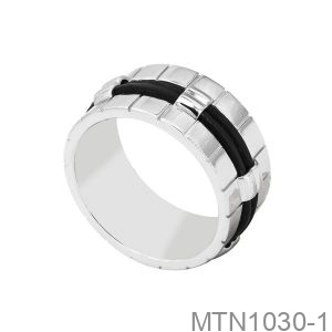 Nhẫn Nam Phong Thủy Vàng Trắng 18K(750) - MTN1030-1