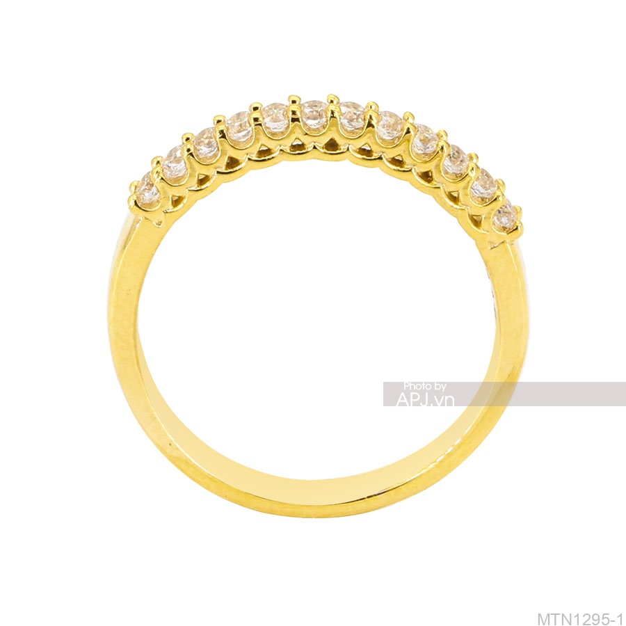 Nhẫn Nữ Vàng Vàng 18K Đá Trắng - MTN1295-1