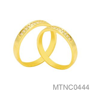 Nhẫn Cưới Vàng Vàng 18K - MTNC0444
