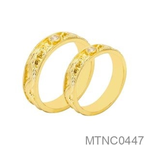 Nhẫn Cưới Rồng Phụng Vàng Vàng 18K - MTNC0447