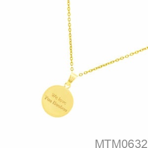 Mặt Nữ Vàng Vàng 18K - MTM0632
