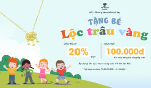 TẶNG BÉ LỘC TRÂU VÀNG