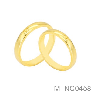 Nhẫn Cưới Vàng Vàng 18K - MTNC0458