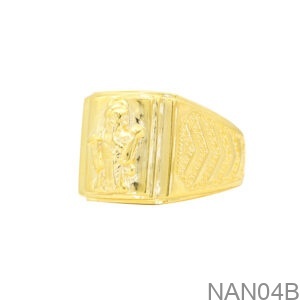 Nhẫn Nam Vàng Vàng 18K(750) - NAN04B