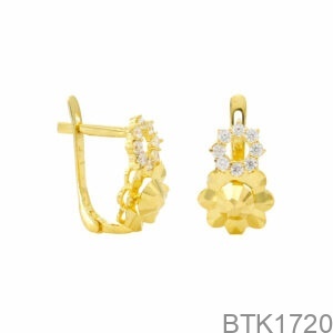 Bông Tai Vàng Vàng 18K(750) - BTK1720
