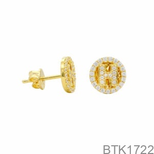 Bông Tai Vàng Vàng 18K(750) - BTK1722
